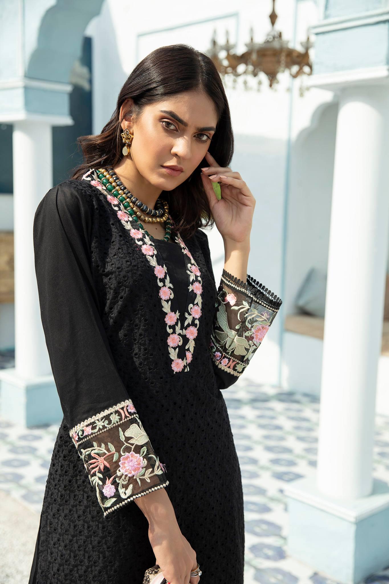 best sellers | Black Bloom -  front - Premium Dress from Naayas - Just Rs.4499! Shop now at Naayas Official