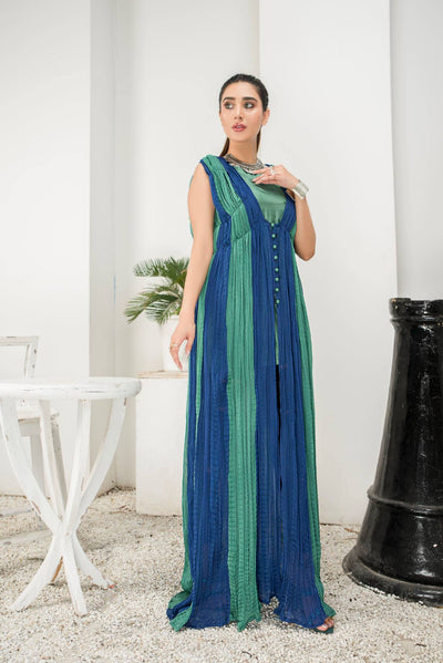 best sellers | Greenie Hues -  front - Premium Dresses from Naayas - Just Rs.6999! Shop now at Naayas Official