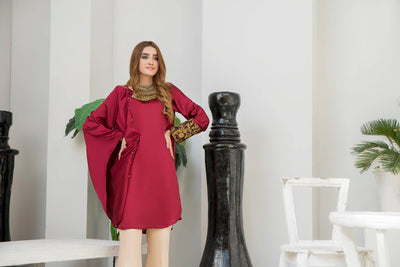 best sellers | Maroon Ray -  front - Premium Dresses from Naayas - Just Rs.3499! Shop now at Naayas Official