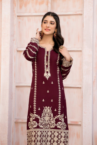 best sellers | Artistic Maroon -  front - Premium Dresses from Naayas Official - Just Rs.4999! Shop now at Naayas Official