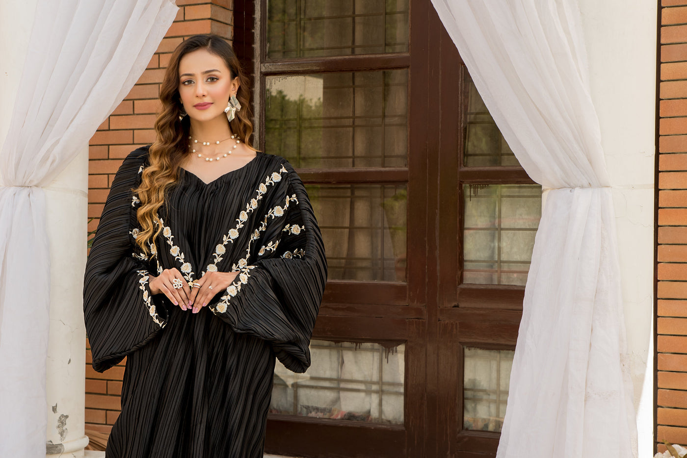 Pleated Black - Premium  from Naayas Official - Just Rs.6399.20! Shop now at Naayas Official